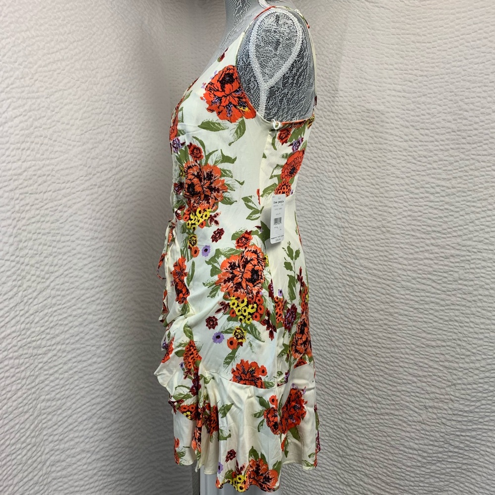 New Free People Midi Dress Floral Printed Size M - Picture 3 of 6